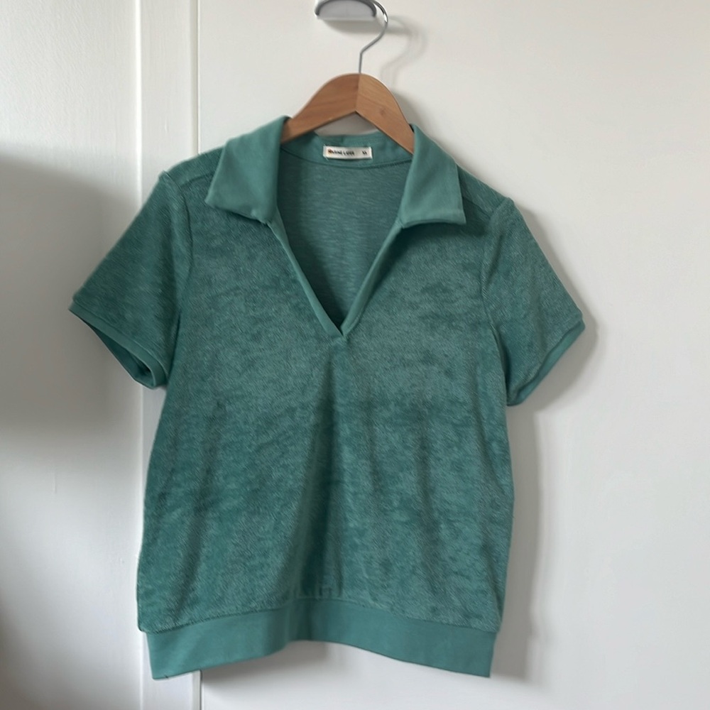 Marine Layer Vintage Terry Polo XS